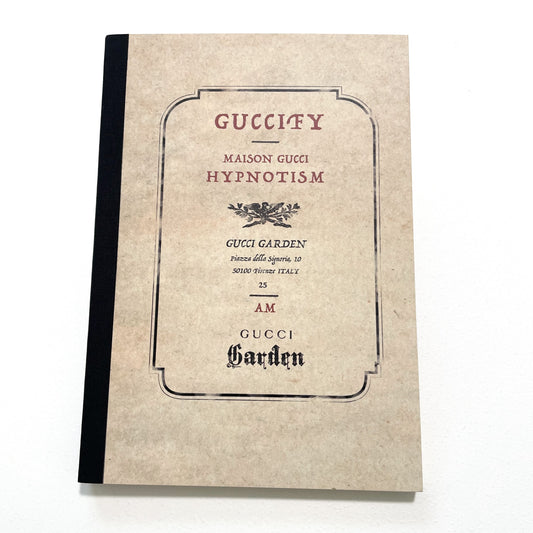GUCCI グッチ Garden ガーデン ノート ノートブック ビッグノートブック ロゴ シンプル アイボリー 無地 新品未使用
