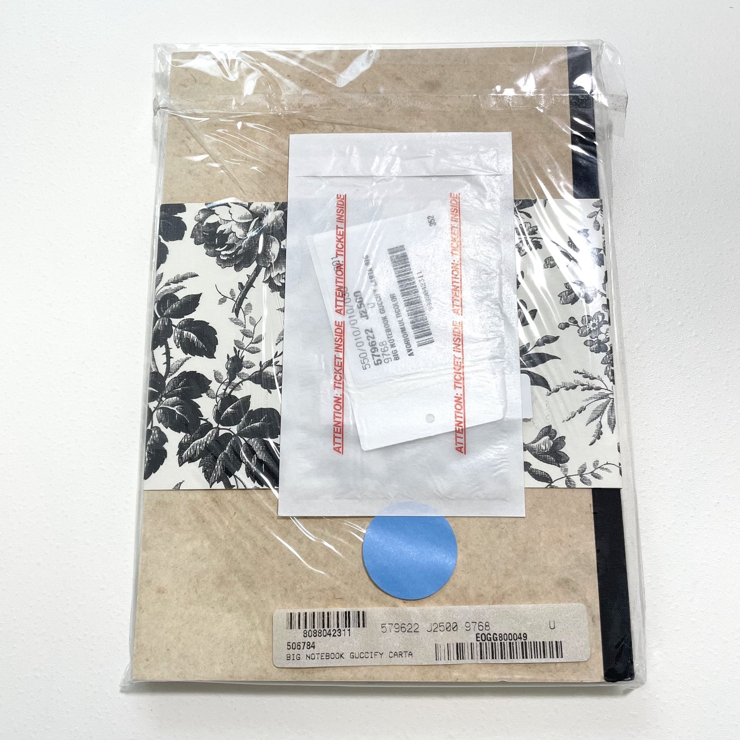 GUCCI グッチ Garden ガーデン ノート ノートブック ビッグノートブック ロゴ シンプル アイボリー 無地 新品未使用