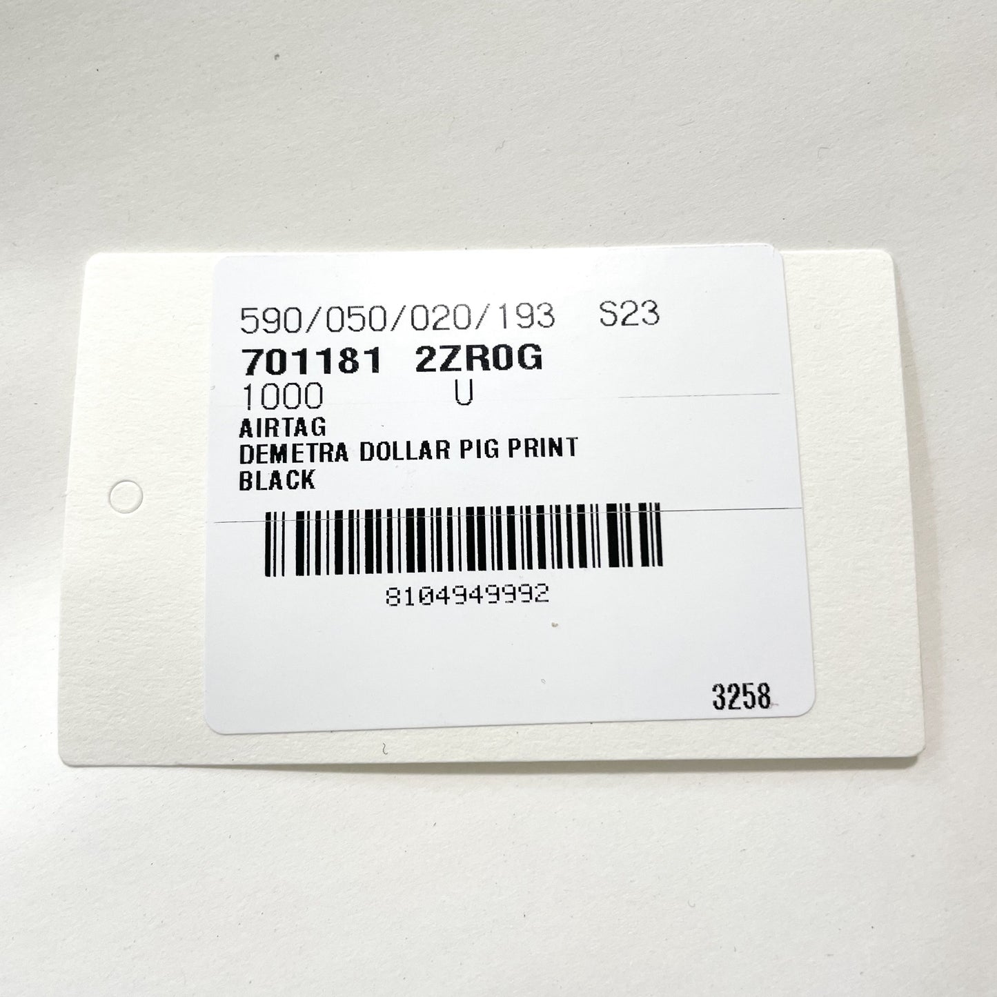 GUCCI グッチ AirTag ケース 保護 カバー エアタグ ペット 愛犬 首輪 ロゴ シンプル 黒 ブラック 新品未使用