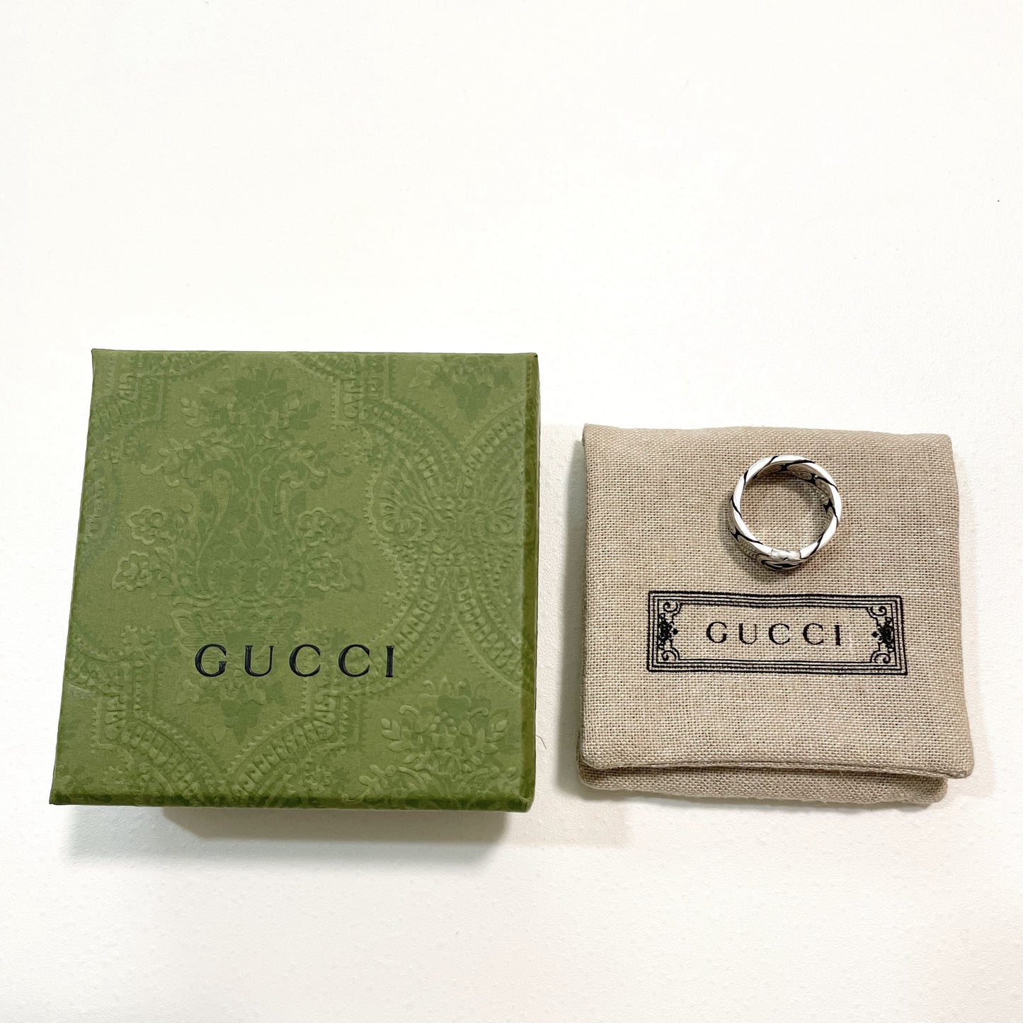 GUCCI グッチ 指輪 16 リング アクセサリー インターロッキングG メンズ レディース スターリングシルバー 新品未使用