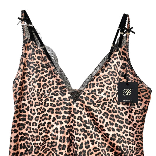 Honey Birdette ベビードール ランジェリー XL ヒョウ柄 レース