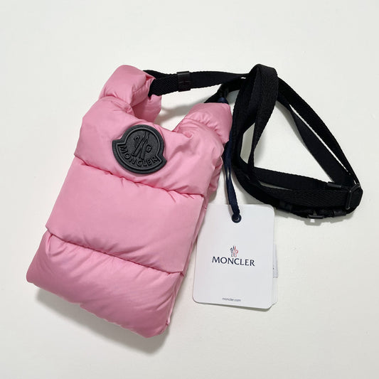 MONCLER モンクレール ショルダーバッグ ミニバッグ キルティング レディース ピンク ロゴ シンプル ダウン 新品未使用