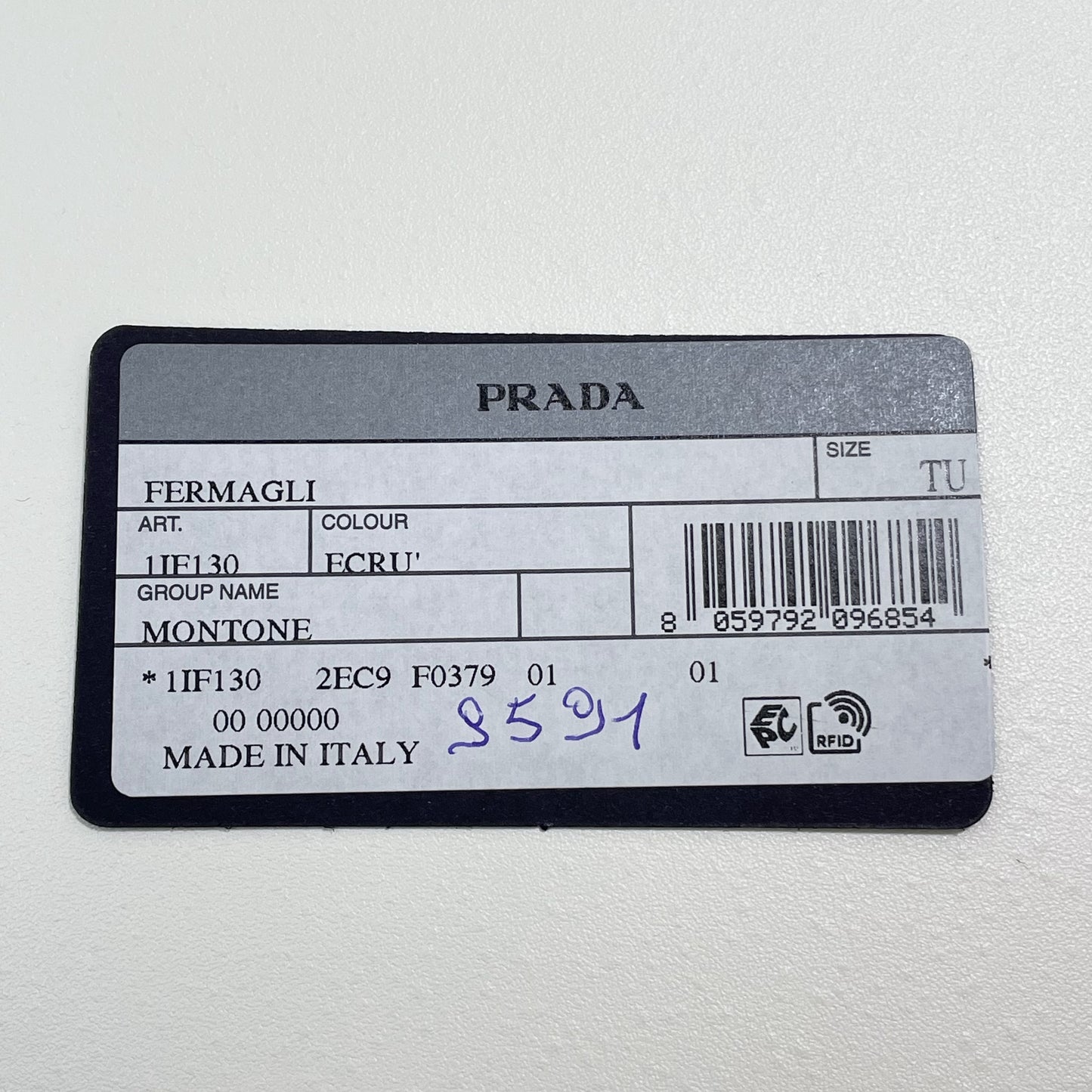 PRADA プラダ ヘアピン ヘアクリップ ヘアアクセサリー レディース ファー 可愛い 上品 おしゃれ アイボリー 新品未使用