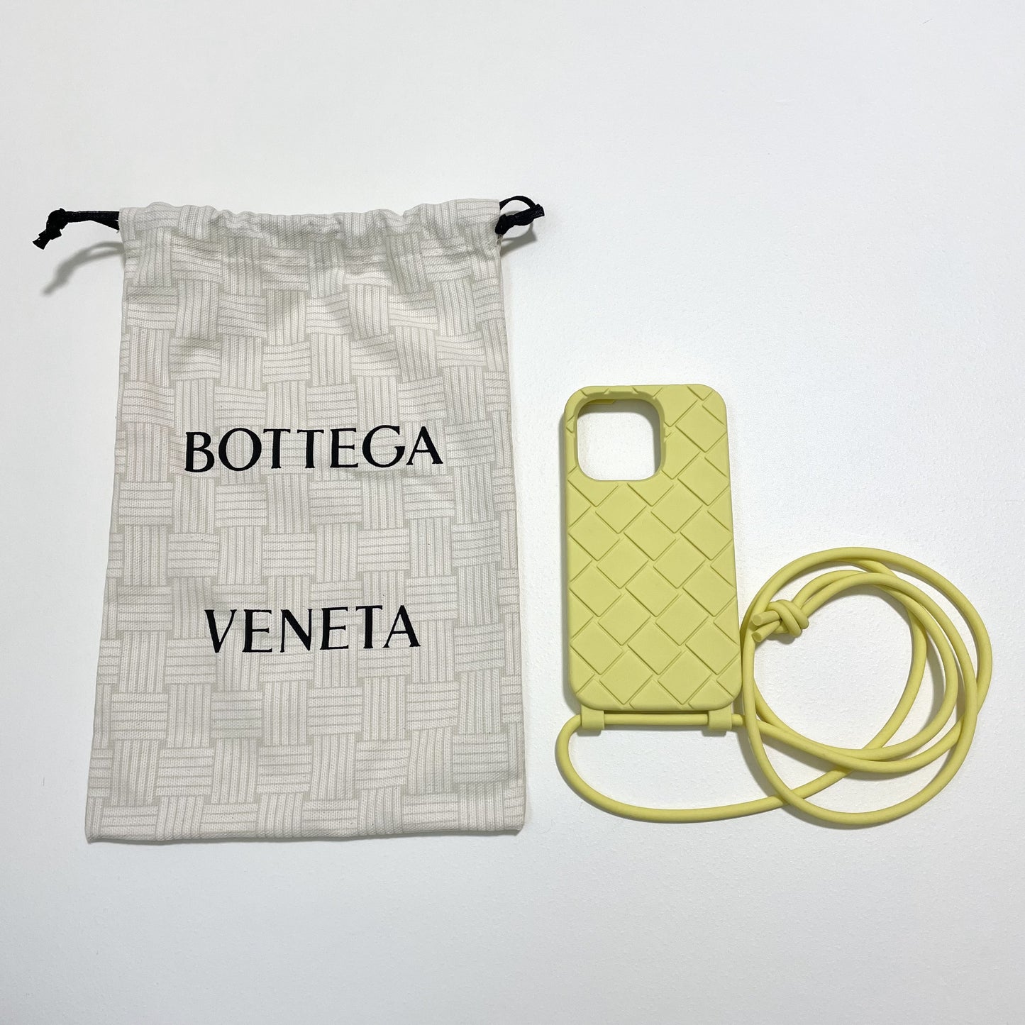 BOTTEGA VENETA ボッテガヴェネタ iPhone14 Pro ケース スマホケース イエロー アイフォン 新品未使用