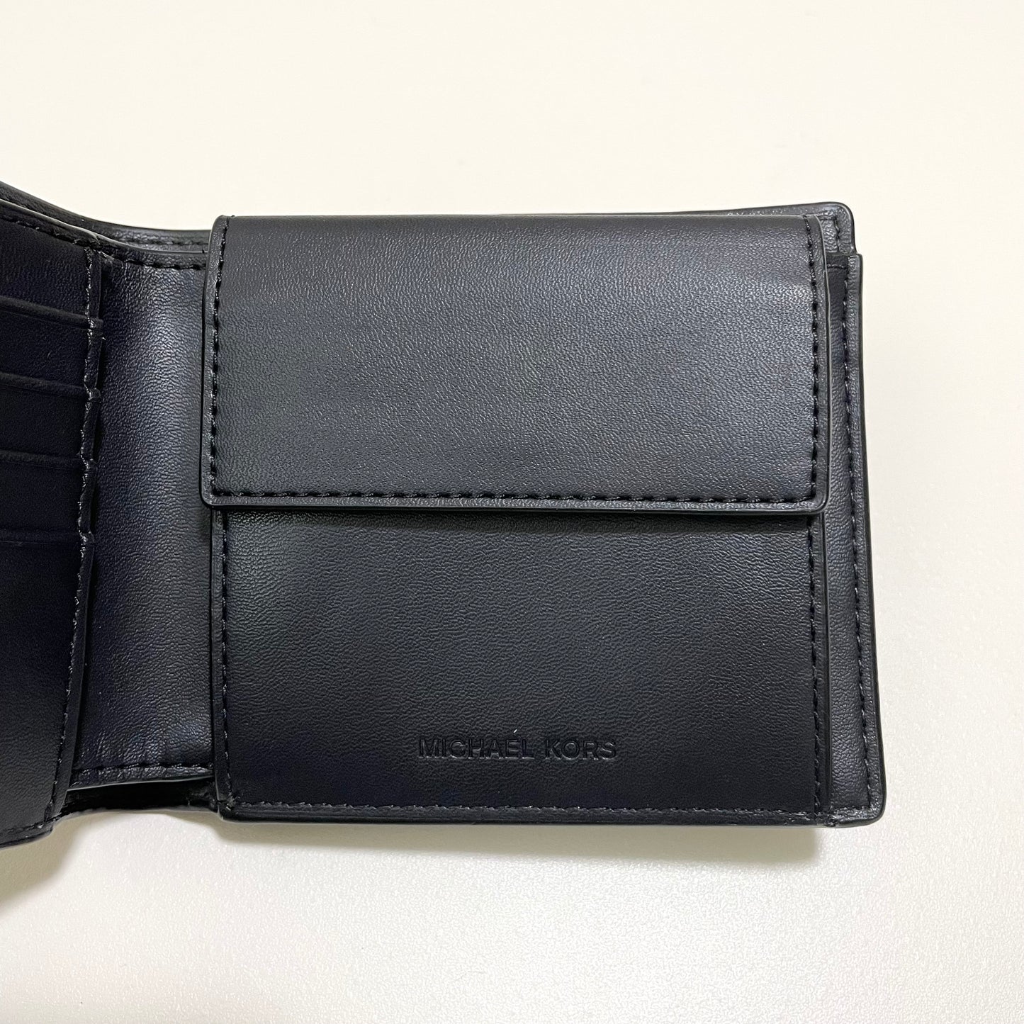 MICHAEL KORS マイケルコース 財布 折り財布 二つ折り財布 ウォレット メンズ シグネチャー コンパクト 紺 ネイビー