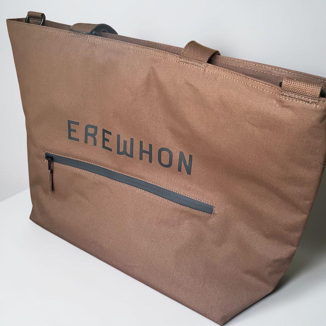 未使用タグ付き✨EREWHON ブラウン エコバッグ　クーラーバッグ 保冷バッグ EREWHON ブラウン 保冷バッグ オーガニック コットン 日本未発売 – The