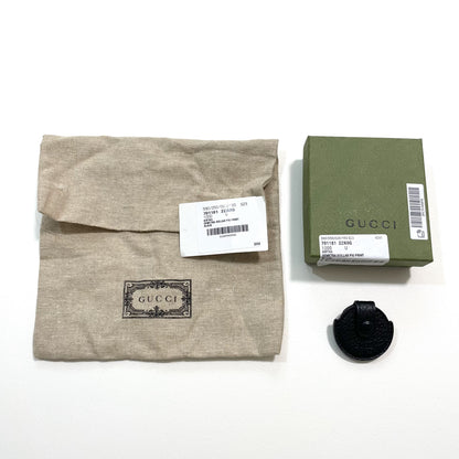 GUCCI グッチ AirTag ケース 保護 カバー エアタグ ペット 愛犬 首輪 ロゴ シンプル 黒 ブラック 新品未使用