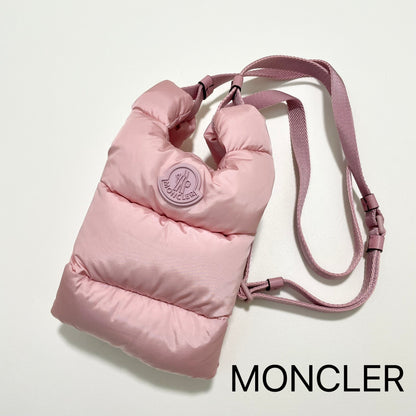 MONCLER モンクレール ショルダーバッグ ミニバッグ キルティング レディース ピンク ロゴ シンプル ダウン 新品未使用