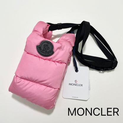 MONCLER モンクレール ショルダーバッグ ミニバッグ キルティング レディース ピンク ロゴ シンプル ダウン 新品未使用