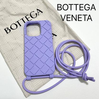 BOTTEGA VENETA ボッテガヴェネタ iPhone14 Pro ケース スマホケース パープル アイフォン 新品未使用