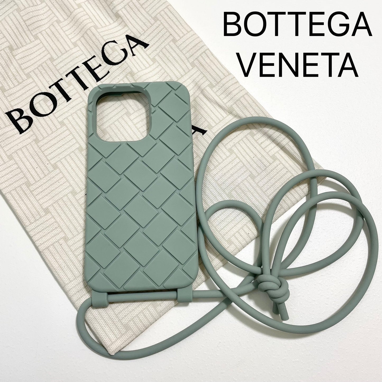 BOTTEGA VENETA ボッテガヴェネタ iPhone14 Pro ケース スマホケース グリーン アイフォン 新品未使用