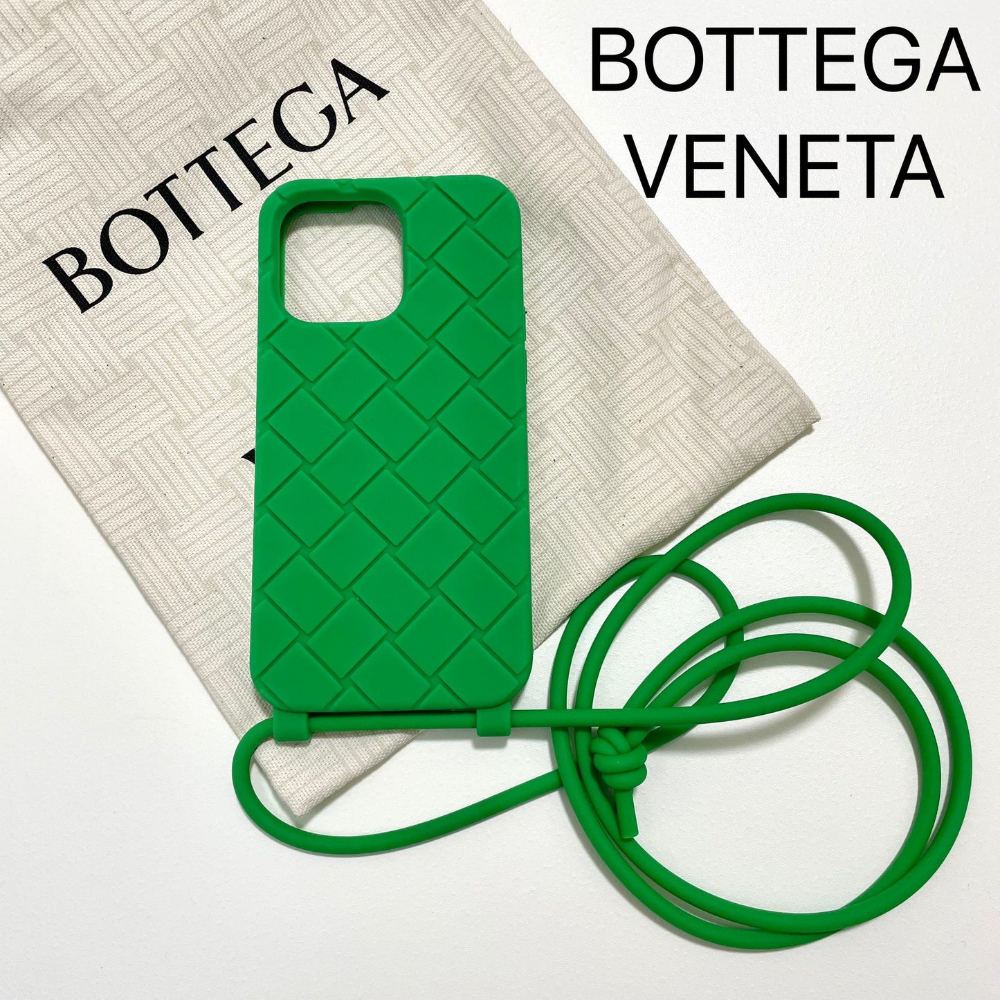 BOTTEGA VENETA ボッテガヴェネタ iPhone14 Pro Max ケース スマホケース 緑 アイフォン 新品未使用