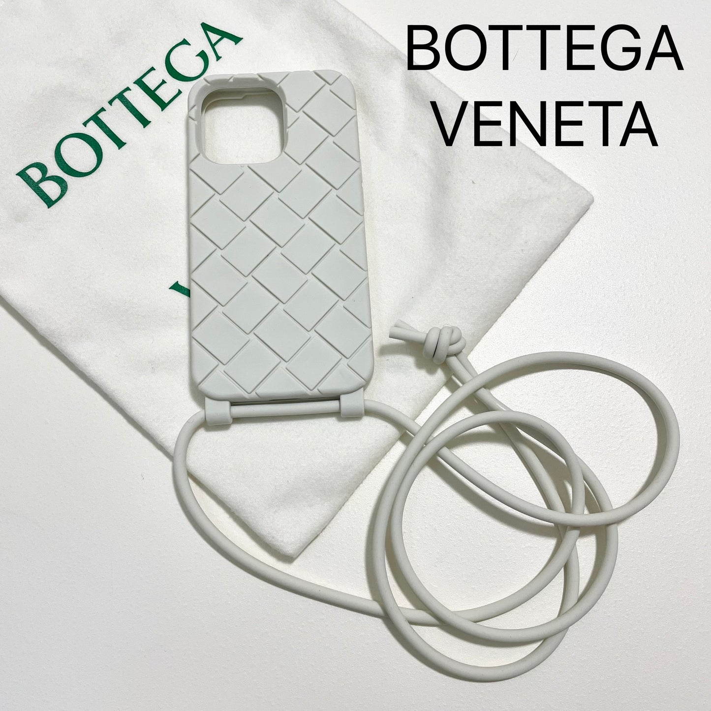 BOTTEGA VENETA ボッテガヴェネタ iPhone13Pro ケース アイフォンケース スマホケース 白 アイフォン 新品未使用