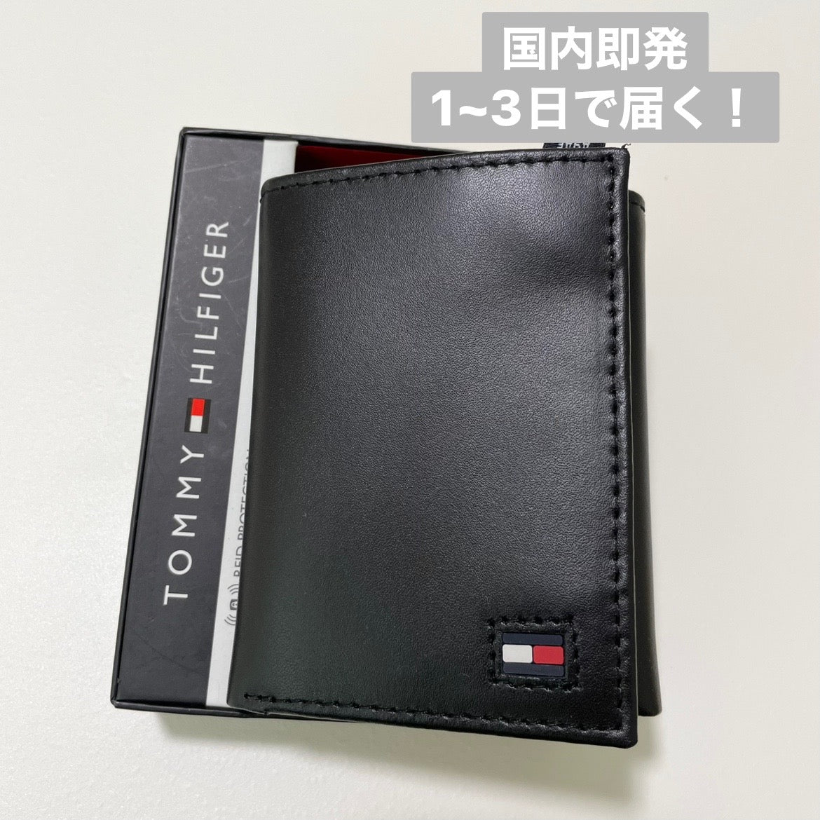 TOMMY HILFIGER トミーヒルフィガー 折り財布 ウォレット 三つ折り カードケース 小銭入れなし メンズ コンパクト