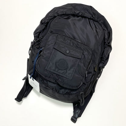 MONCLER モンクレール リュックサック バックパック ナイロン 大容量 メンズ レディース シンプル ロゴ 黒 新品未使用