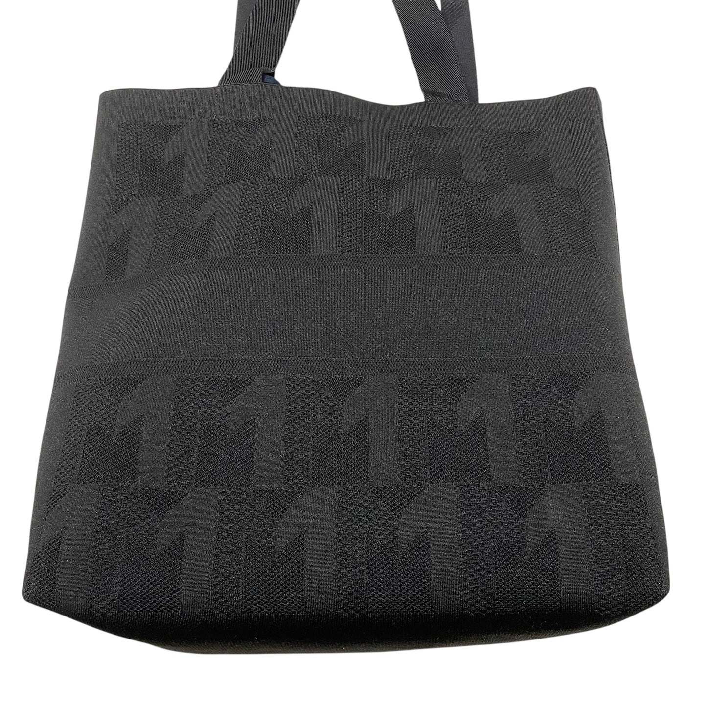 MONCLER モンクレール トートバッグ KNIT TOTE 大容量 A4対応 軽量 ニット素材 モノグラム柄 ロゴ 新品未使用