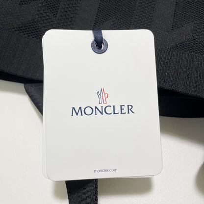 MONCLER モンクレール トートバッグ KNIT TOTE 大容量 A4対応 軽量 ニット素材 モノグラム柄 ロゴ 新品未使用