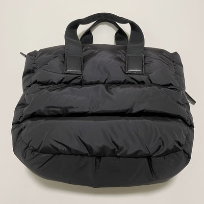MONCLER モンクレール ミニトートバッグ CARADOC ハンドバッグ 手持ち ダウン レディース ロゴ 黒 新品未使用