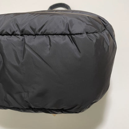 MONCLER モンクレール ミニトートバッグ CARADOC ハンドバッグ 手持ち ダウン レディース ロゴ 黒 新品未使用