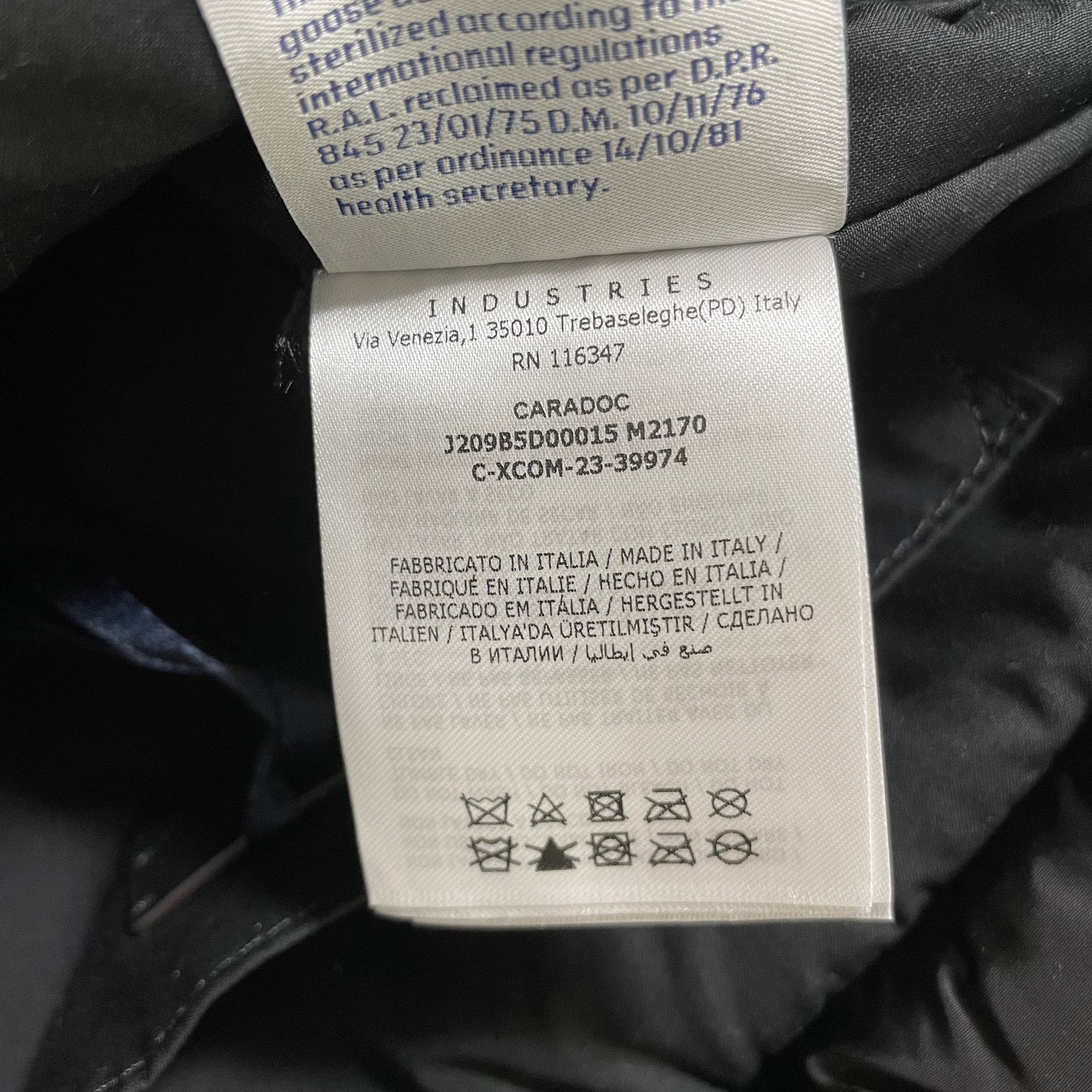 MONCLER モンクレール ミニトートバッグ CARADOC ハンドバッグ 手持ち ダウン レディース ロゴ 黒 新品未使用