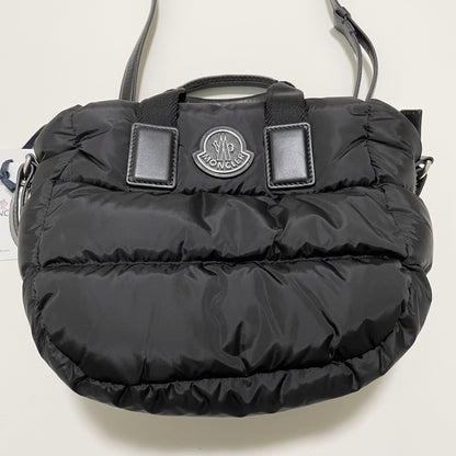 MONCLER モンクレール ミニトートバッグ MINI CARADOC ハンドバッグ ダウン レディース ブラック 新品未使用