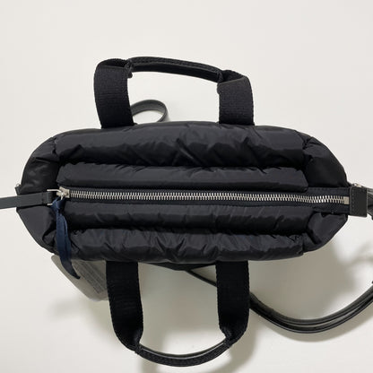 MONCLER モンクレール ミニトートバッグ MINI CARADOC ハンドバッグ ダウン レディース ブラック 新品未使用
