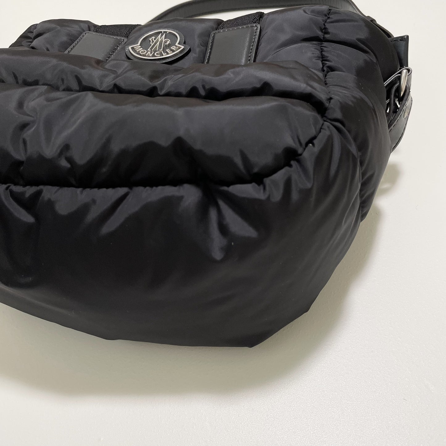 MONCLER モンクレール ミニトートバッグ MINI CARADOC ハンドバッグ ダウン レディース ブラック 新品未使用