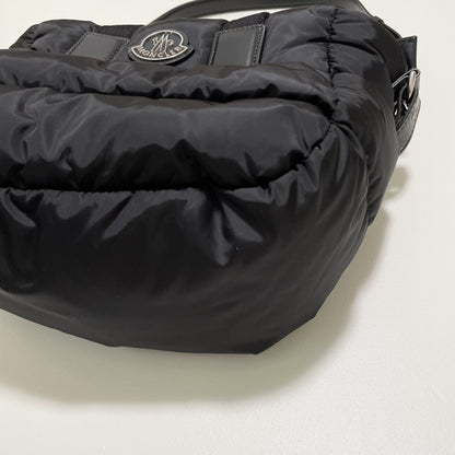 MONCLER モンクレール ミニトートバッグ MINI CARADOC ハンドバッグ ダウン レディース ブラック 新品未使用