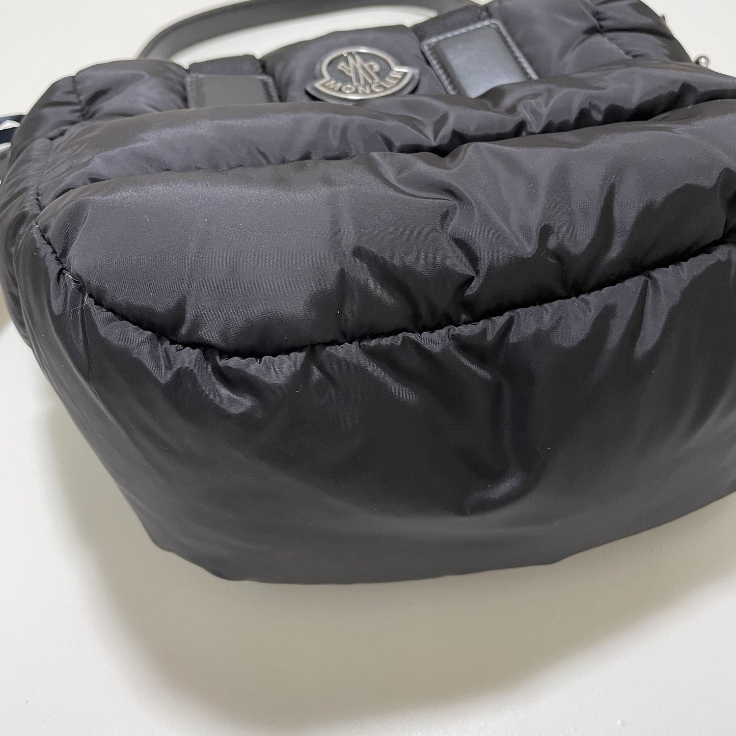 MONCLER モンクレール ミニトートバッグ MINI CARADOC ハンドバッグ ダウン レディース ブラック 新品未使用