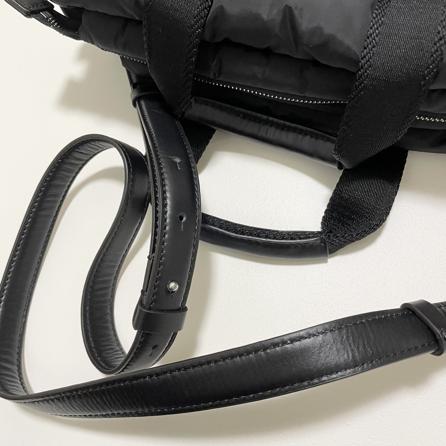 MONCLER モンクレール ミニトートバッグ MINI CARADOC ハンドバッグ ダウン レディース ブラック 新品未使用