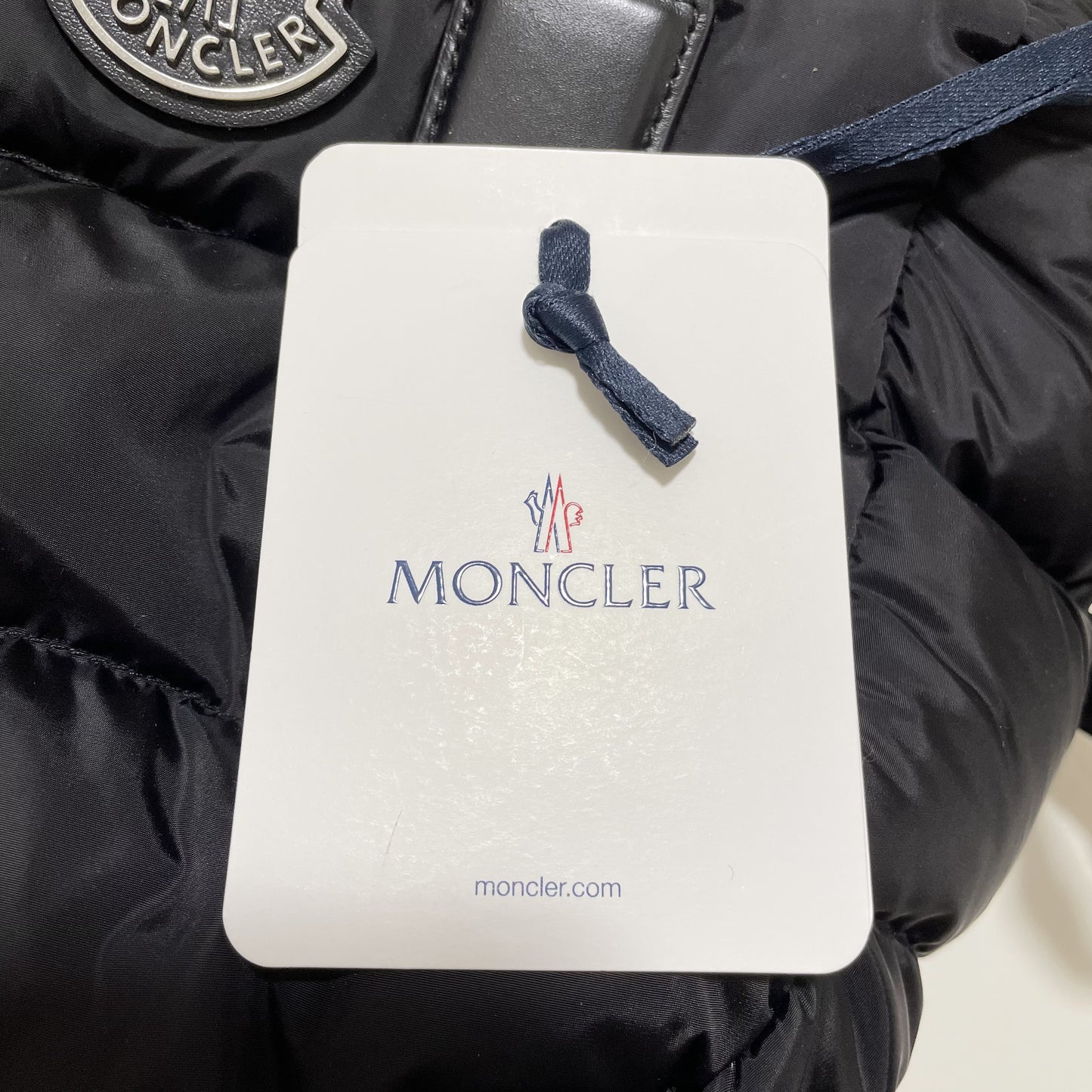MONCLER モンクレール ミニトートバッグ MINI CARADOC ハンドバッグ ダウン レディース ブラック 新品未使用