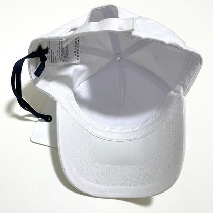 MONCLER モンクレール ベースボールキャップ 帽子 ロゴ ワッペン ハート シンプル おしゃれ 白 ホワイト 新品未使用