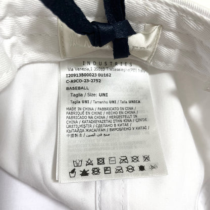 MONCLER モンクレール ベースボールキャップ 帽子 ロゴ ワッペン ハート シンプル おしゃれ 白 ホワイト 新品未使用