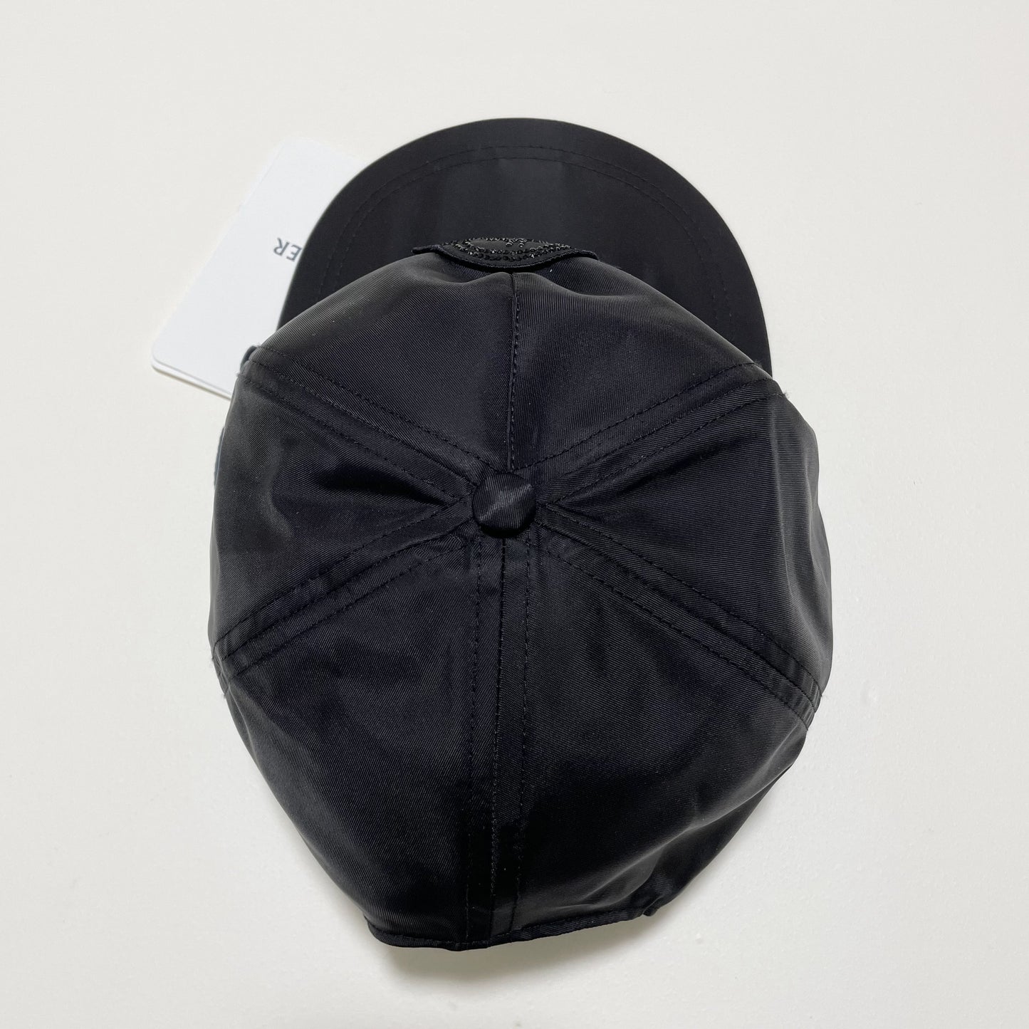 MONCLER モンクレール ベースボールキャップ 帽子 ロゴ ラインストーン おしゃれ レディース 黒 ブラック 新品未使用