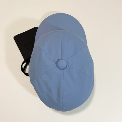 MONCLER モンクレール ベースボールキャップ M 帽子 ロゴ ナイロン シンプル おしゃれ 水色 ライトブルー 新品未使用