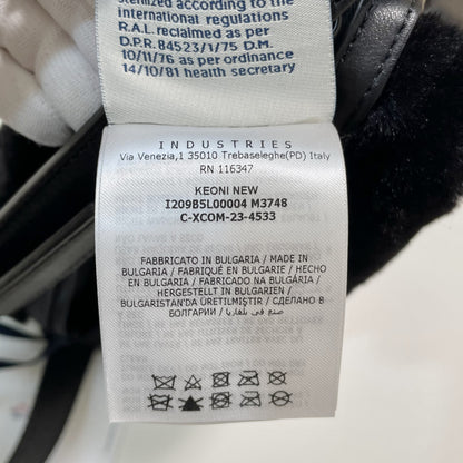 MONCLER モンクレール ショルダーバッグ ファー ダウン レディース KEONI NEW ロゴ 黒 ブラック 新品未使用