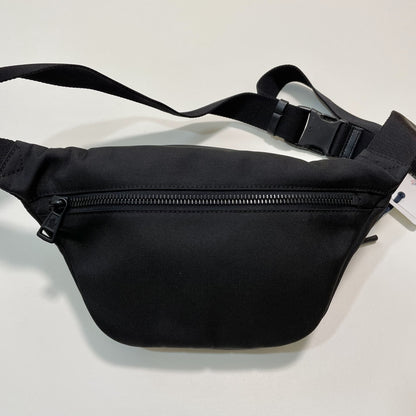 MONCLER モンクレール ボディバッグ 無地 ナイロン ウエストバッグ ベルトバッグ DURANCE ロゴ 黒 新品未使用