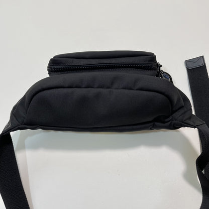 MONCLER モンクレール ボディバッグ 無地 ナイロン ウエストバッグ ベルトバッグ DURANCE ロゴ 黒 新品未使用