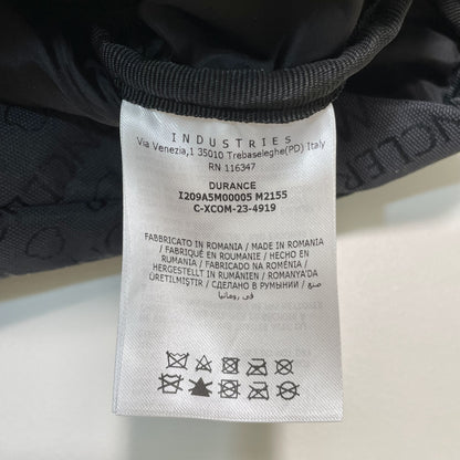 MONCLER モンクレール ボディバッグ 総柄 ナイロン ウエストバッグ ベルトバッグ DURANCE ロゴ 黒 新品未使用