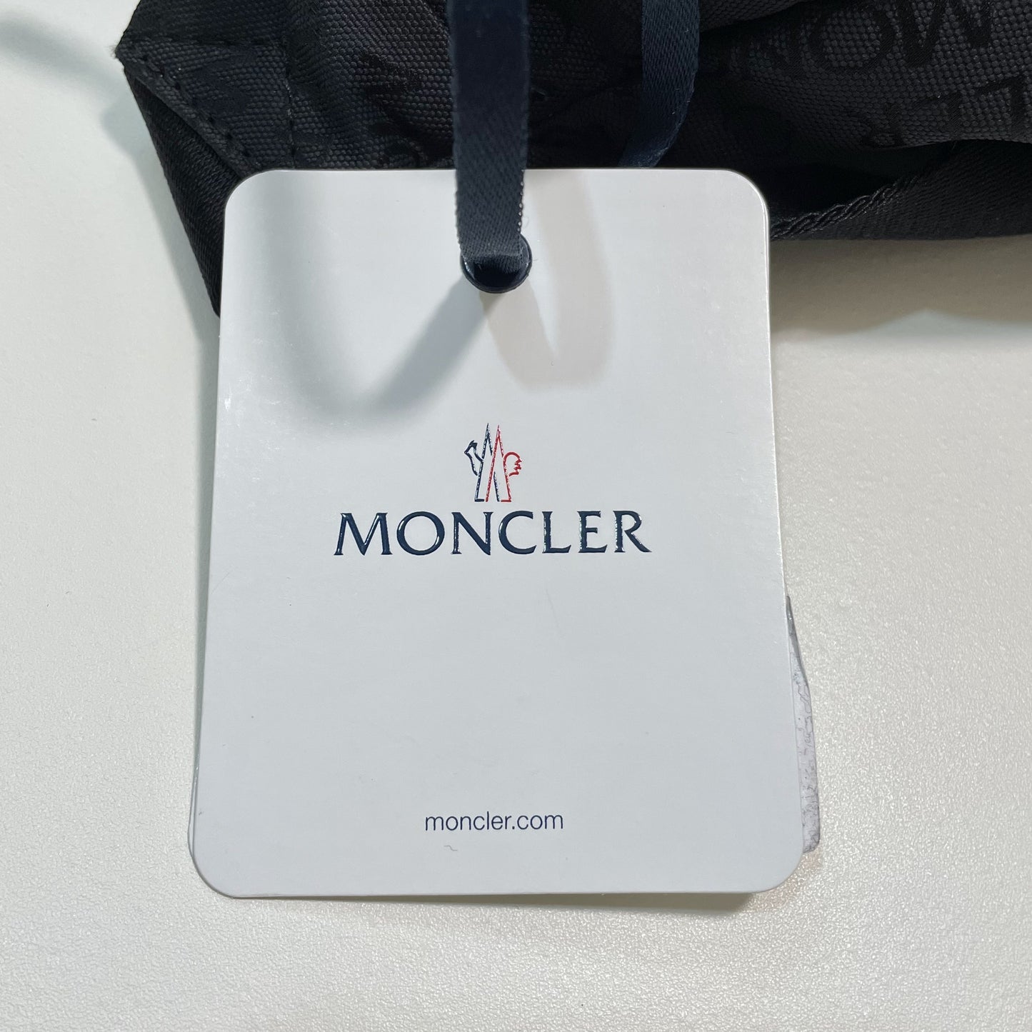 MONCLER モンクレール ボディバッグ 総柄 ナイロン ウエストバッグ ベルトバッグ DURANCE ロゴ 黒 新品未使用