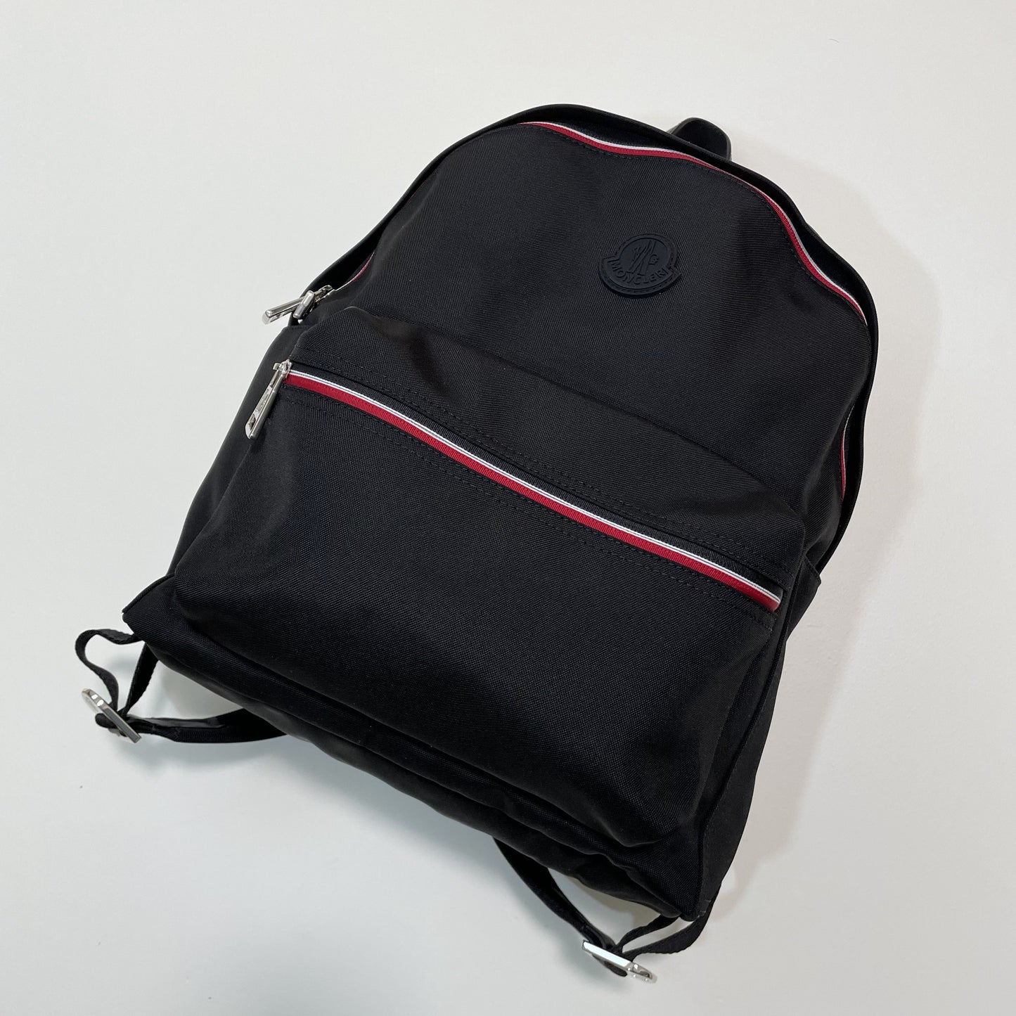 MONCLER モンクレール リュックサック バックパック ナイロン 大容量 メンズ レディース シンプル ロゴ 黒 ブラック