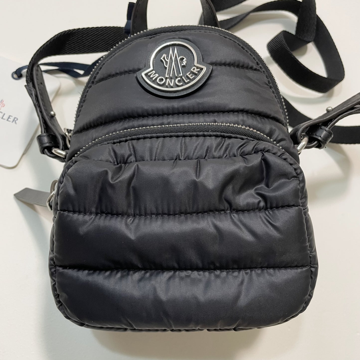 MONCLER モンクレール ショルダーバッグ ミニバッグ キルティング KILIA レディース シンプル ロゴ 黒 ブラック