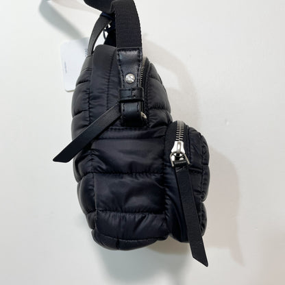 MONCLER モンクレール ショルダーバッグ ミニバッグ キルティング KILIA レディース シンプル ロゴ 黒 ブラック