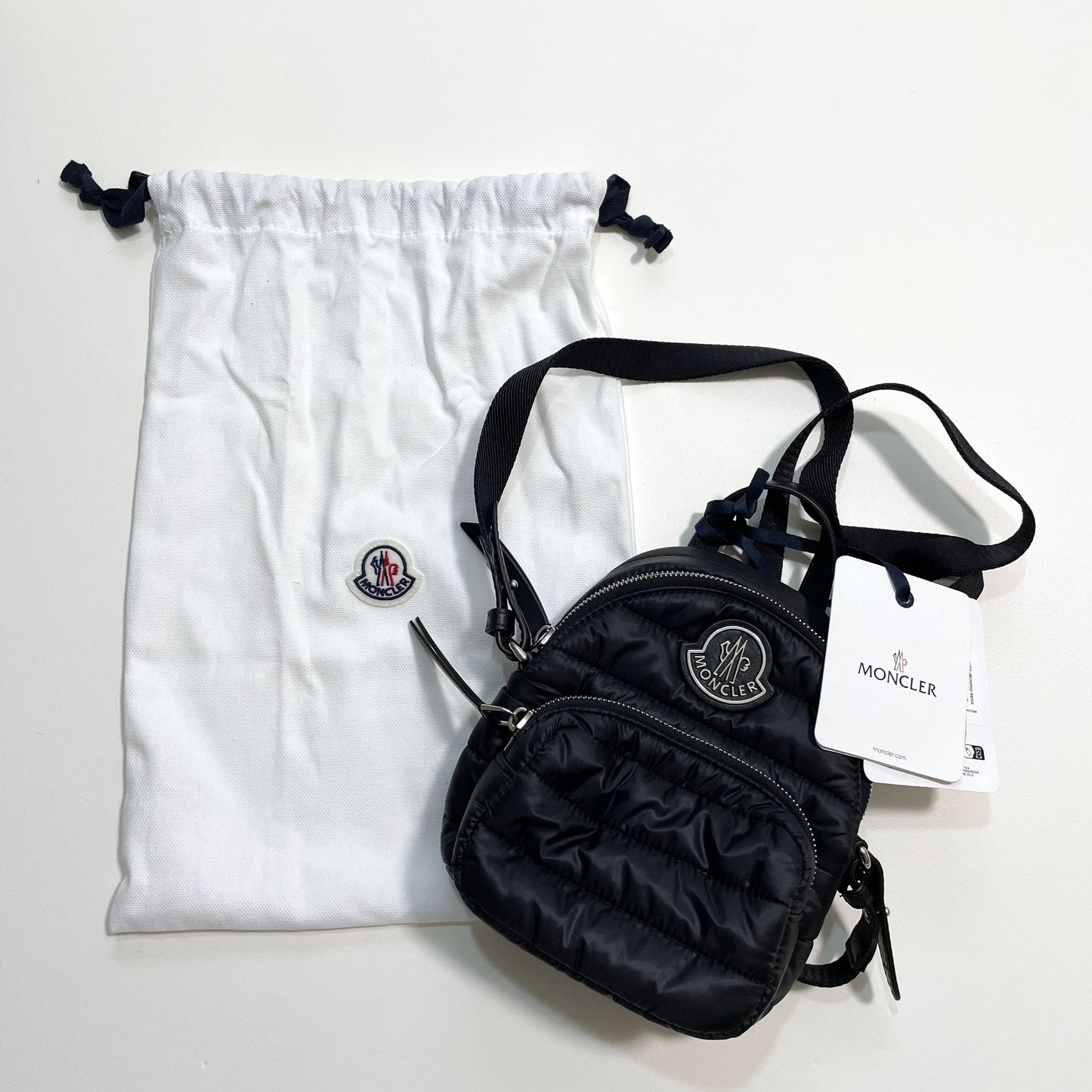 MONCLER モンクレール ショルダーバッグ ミニバッグ キルティング KILIA レディース シンプル ロゴ 黒 ブラック