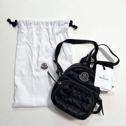 MONCLER モンクレール ショルダーバッグ ミニバッグ キルティング KILIA レディース シンプル ロゴ 黒 ブラック
