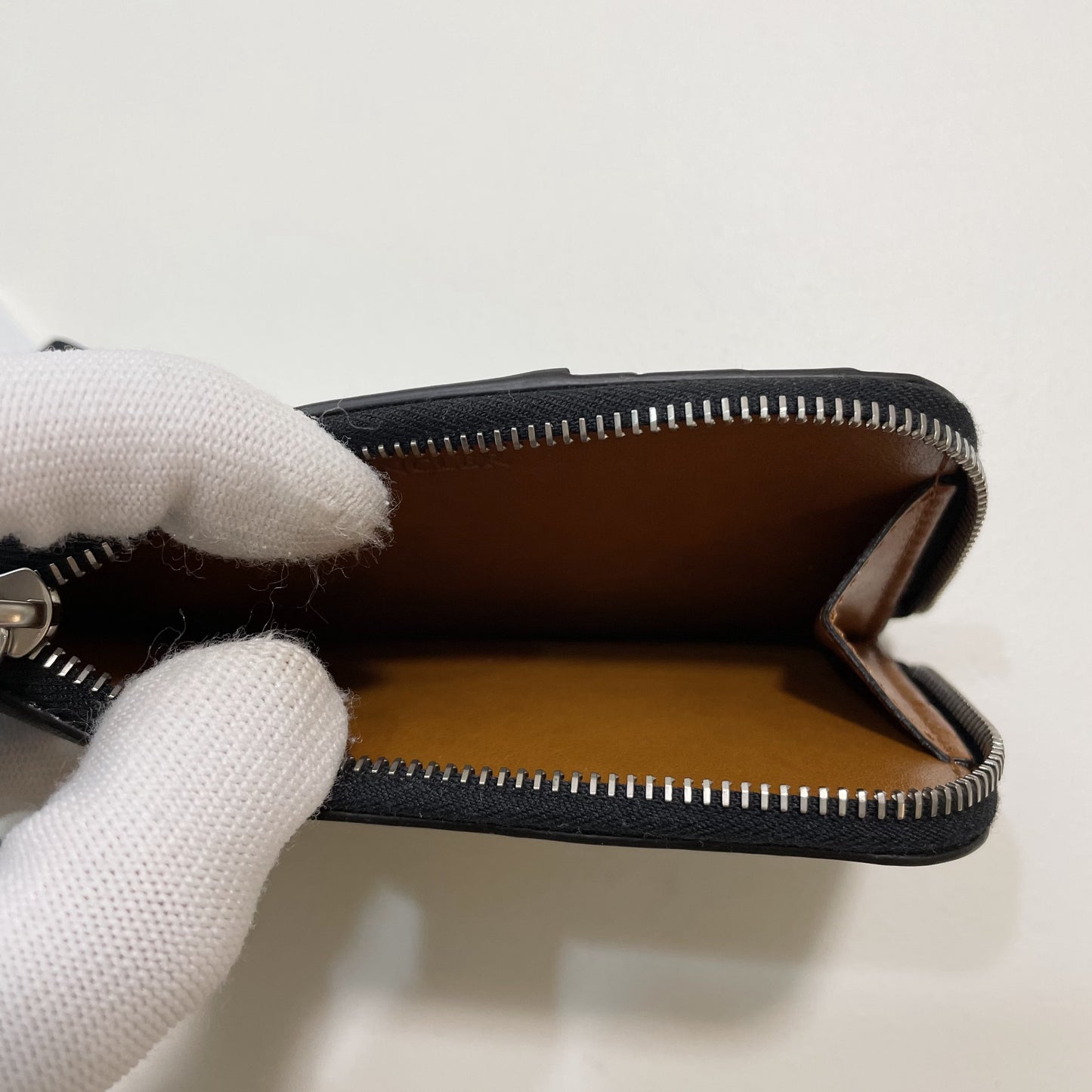 MONCLER モンクレール フラグメントケース コインケース カードケース コンパクト レザー メンズ シンプル ロゴ ブラック