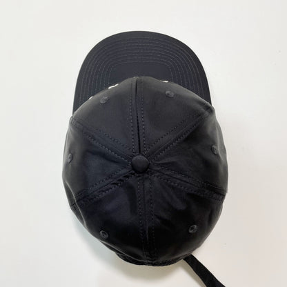 MARNI マルニ ベースボールキャップ レディース メンズ 刺繍 ナイロン 撥水 帽子 シンプル 黒 ブラック 新品未使用