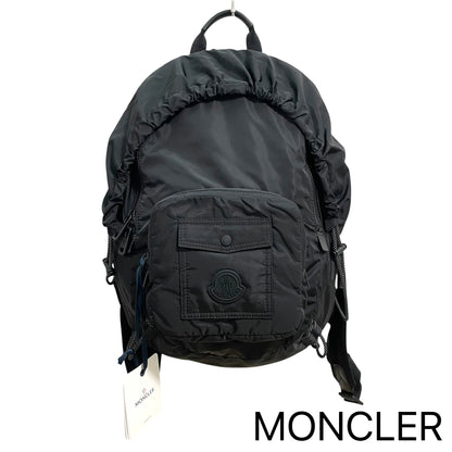MONCLER モンクレール リュックサック バックパック ナイロン 大容量 メンズ レディース シンプル ロゴ 黒 新品未使用