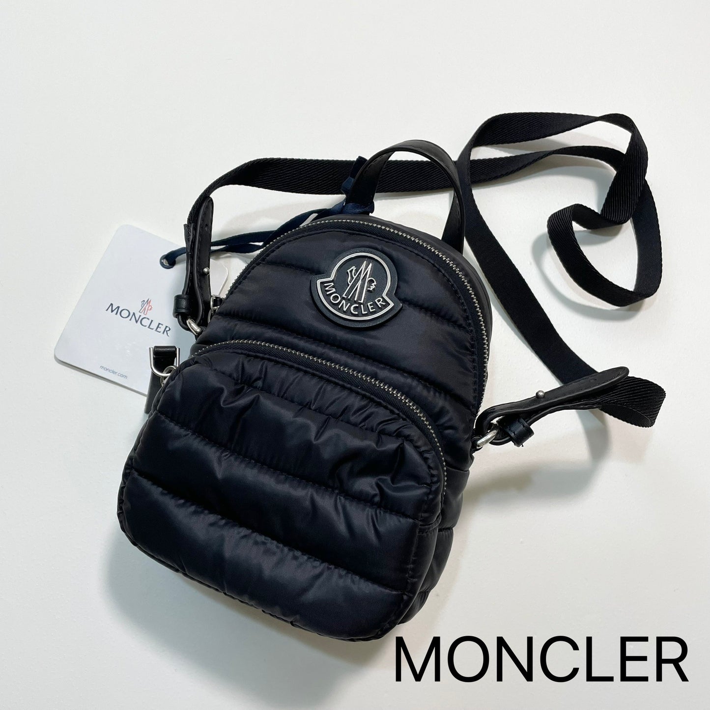 MONCLER モンクレール ショルダーバッグ ミニバッグ キルティング KILIA レディース シンプル ロゴ 黒 ブラック