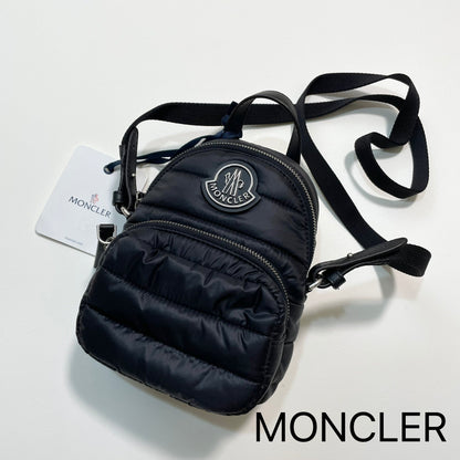 MONCLER モンクレール ショルダーバッグ ミニバッグ キルティング KILIA レディース シンプル ロゴ 黒 ブラック